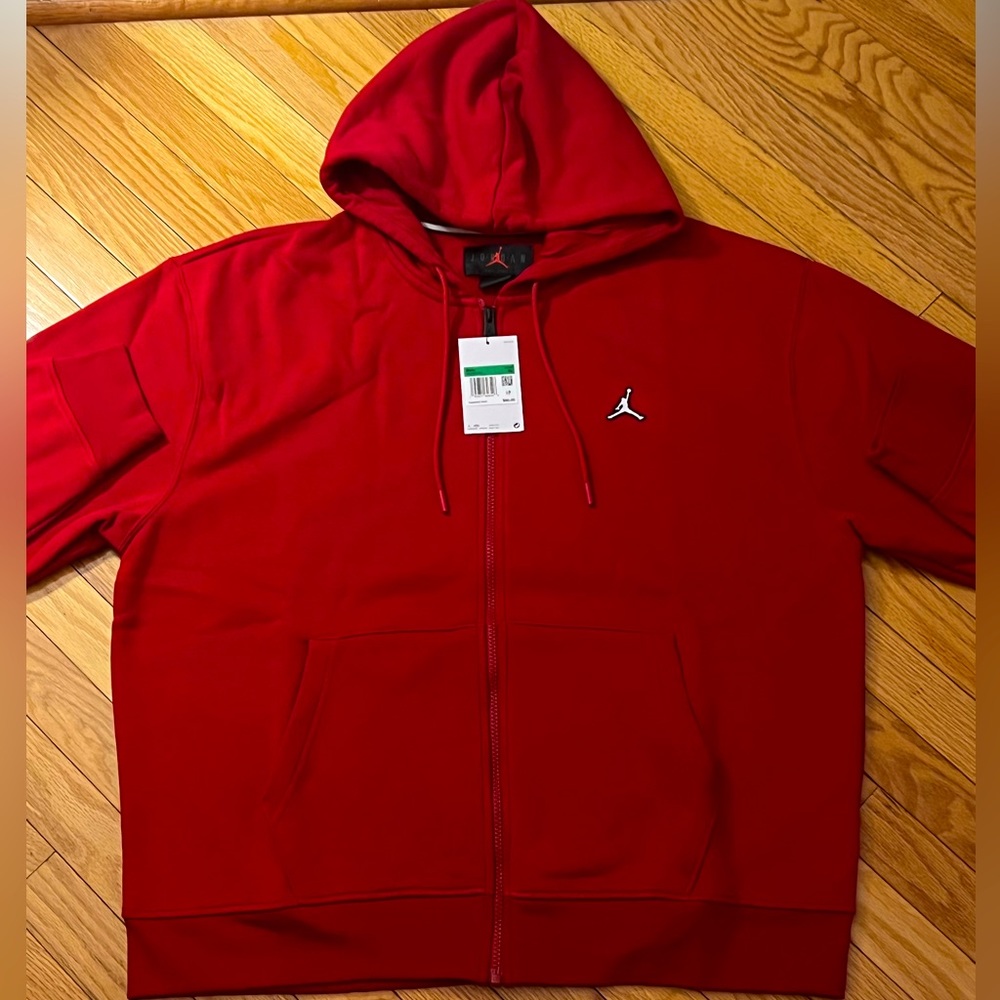 JORDAN MENS HOODIE RED XL